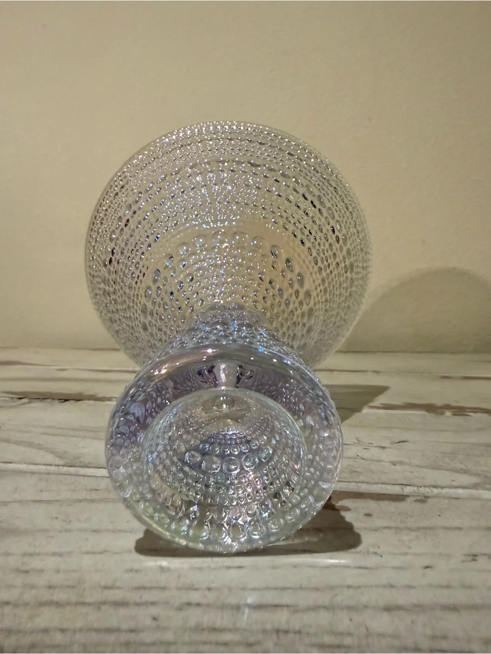 Fortessa Jupiter Iridescent Hobnail Glass Martini Cocktail Glass 11.5oz